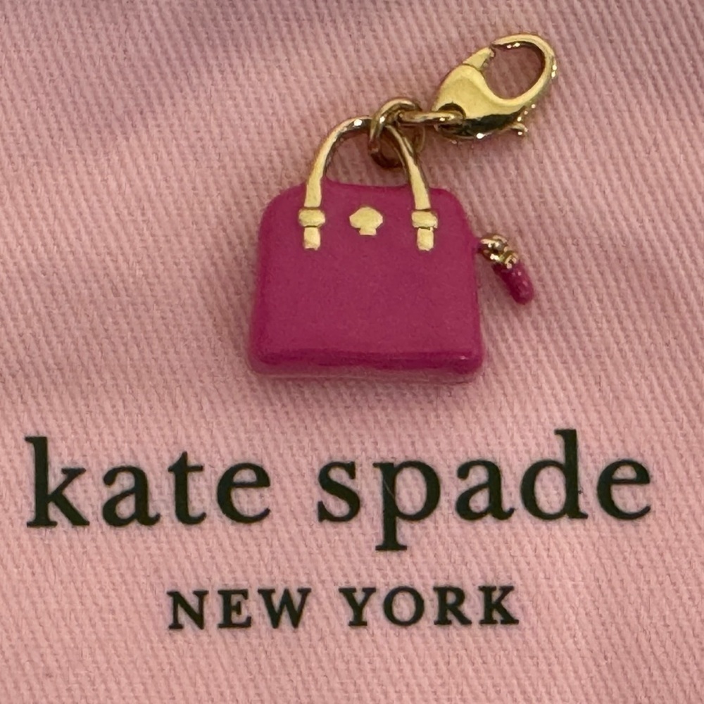 KATE SPADE MAISE PURSE CHARM SWEET TREASURE CLUTCH HOW CHARMING NO BRACELET - Picture 4 of 5